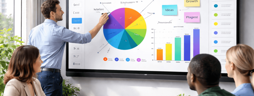 Display-uri interactive – solutii moderne pentru prezentari si colaborare eficienta