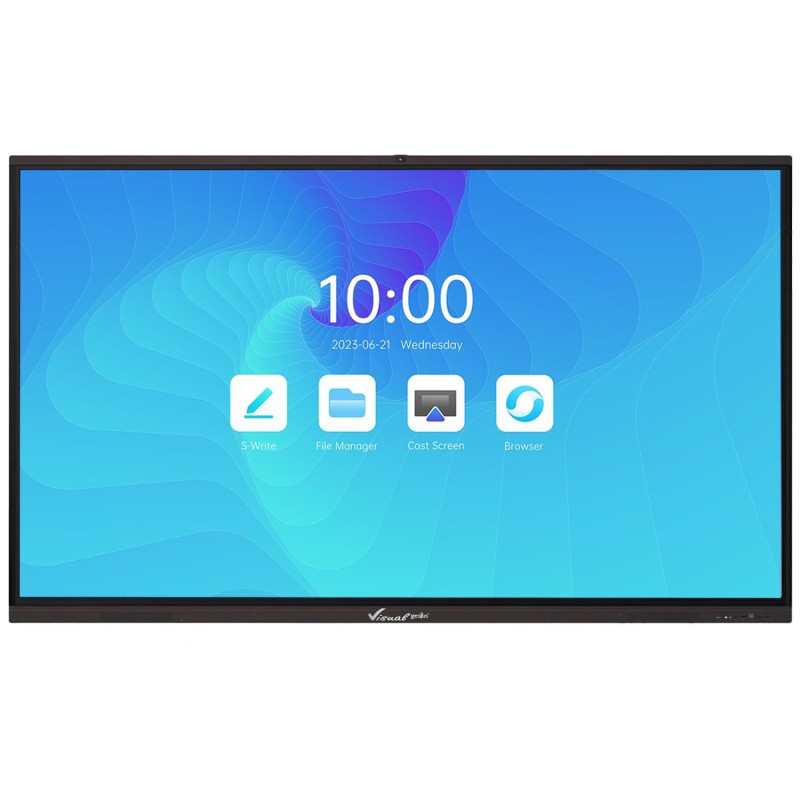 Display interactiv 65” 4K, Visual Genius A9, Android 13, 4GB DDR4, 32GB memorie, 40 puncte de atingere, soft limba romana.