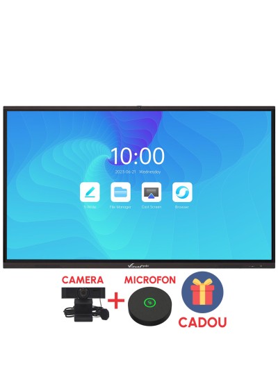 Display interactiv 65” 4K, Visual Genius A9, Android 13, 4GB DDR4, 32GB memorie, 40 puncte de atingere, soft limba romana.