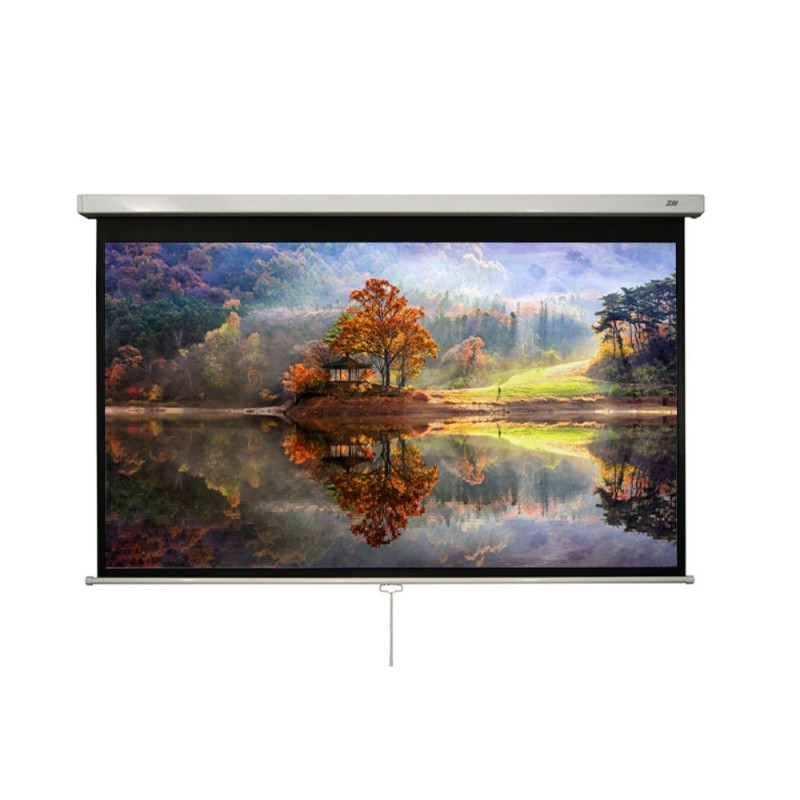 Ecran proiectie manual, perete/tavan, 240 x 135 cm, Blackmount, Format 16:9 Ecran proiectie manual, perete/tavan, 240 x 135 cm, Blackmount, Format 16:9