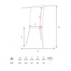 Flipchart magnetic 68 x 105 cm, cu brate - Memoboards
