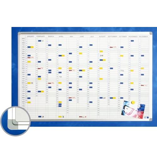 Planner magnetic anual vertical SMIT, 90x120cm Planner magnetic anual vertical SMIT, 90x120cm