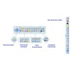 Tabla interactiva 95 EVOBOARD IB-95Q6, 16:10/16:9 tehnologie tactila IR, 10 puncte de atingere