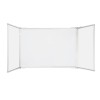 Tabla magnetica triptica alba Visual, 120 x 400 cm, rama de aluminiu Tabla magnetica triptica alba Visual, 120 x 400 cm, rama de aluminiu