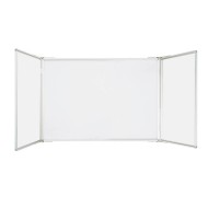 Tabla magnetica triptica alba Visual, 120 x 400 cm, rama de aluminiu Tabla magnetica triptica alba Visual, 120 x 400 cm, rama de aluminiu