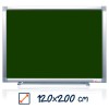 Tabla magnetica verde VISUAL - 120x200 cm