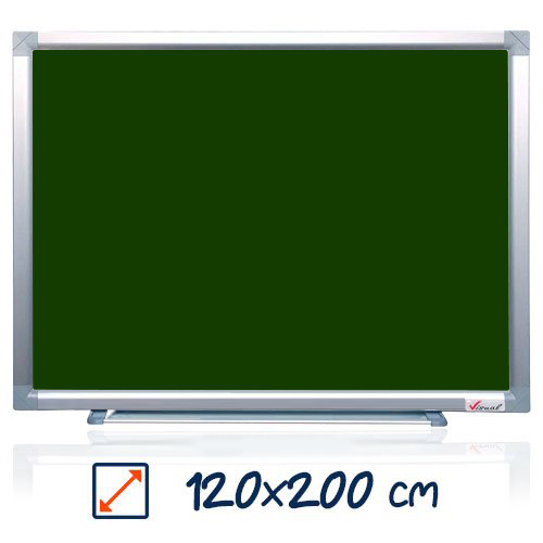 Tabla magnetica verde VISUAL - 120x200 cm