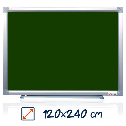 Tabla magnetica verde VISUAL - 120x240 cm