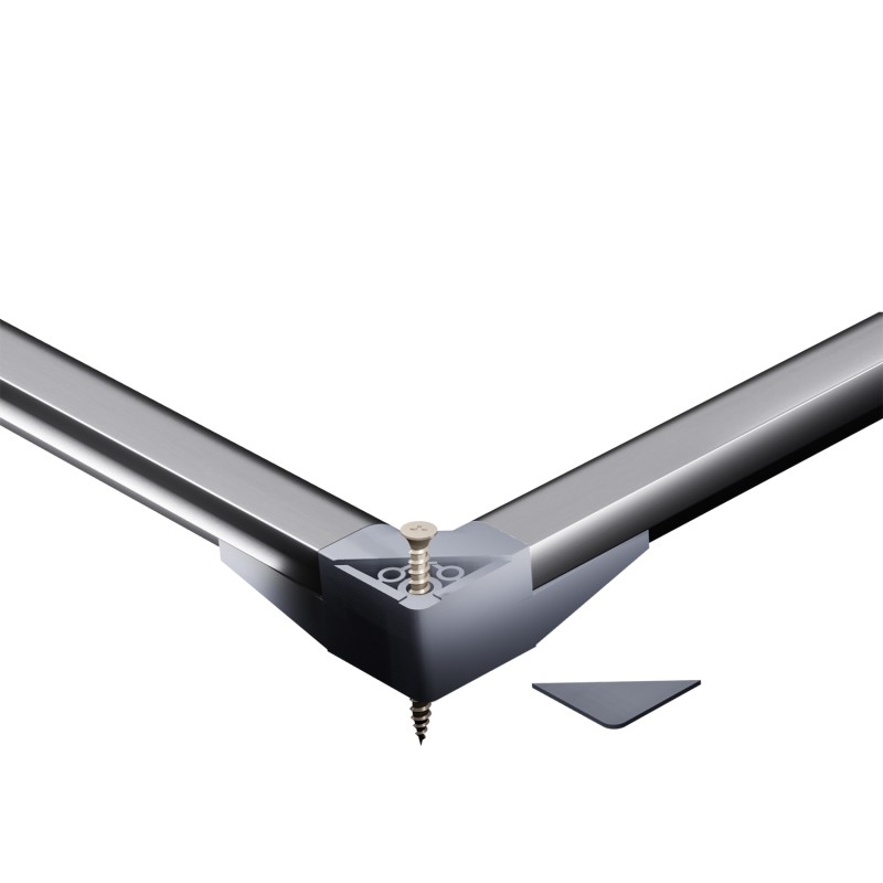 Pachet tabla magnetica alba VISUAL - 120x220 cm