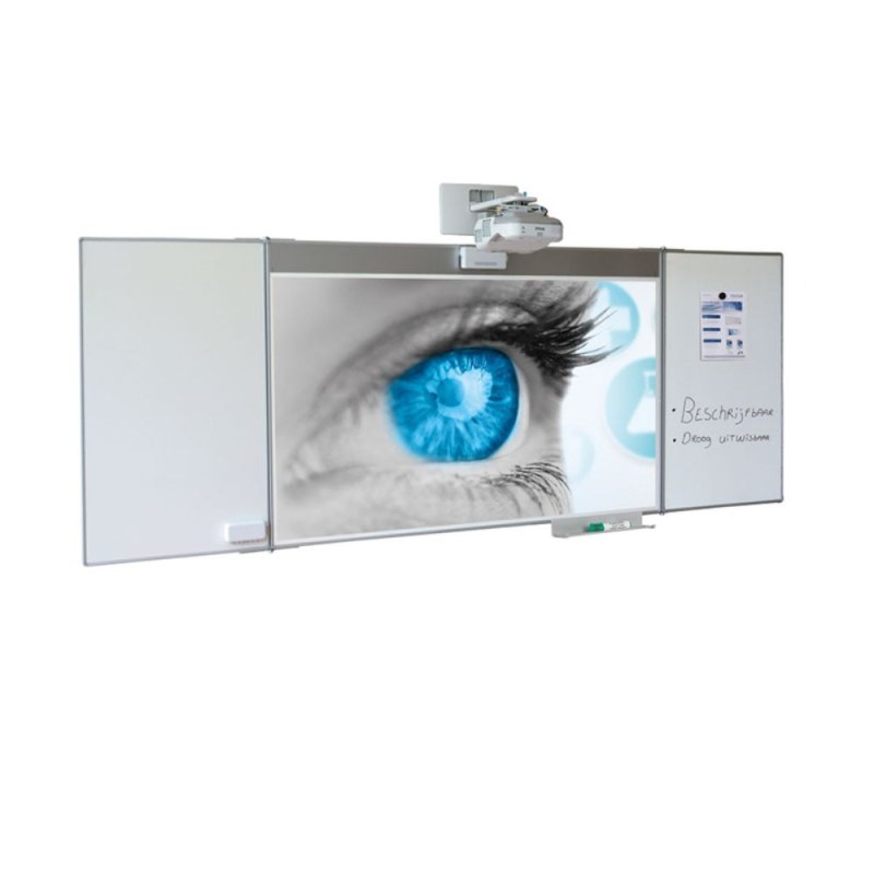 Whiteboard magnetic ceramic SMIT 112x175 Cm (16:10) Multi Surface Whiteboard magnetic ceramic SMIT 112x175 Cm (16:10) Multi Surface