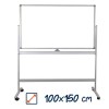 Whiteboard mobil cu 2 fete, 100x150 - VISUAL Whiteboard mobil cu 2 fete, 100x150 - VISUAL
