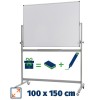 Whiteboard mobil cu 2 fete, 100x150 - VISUAL Whiteboard mobil cu 2 fete, 100x150 - VISUAL