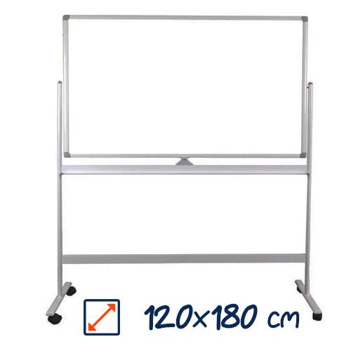Whiteboard mobil cu doua fete VISUAL 120x180cm