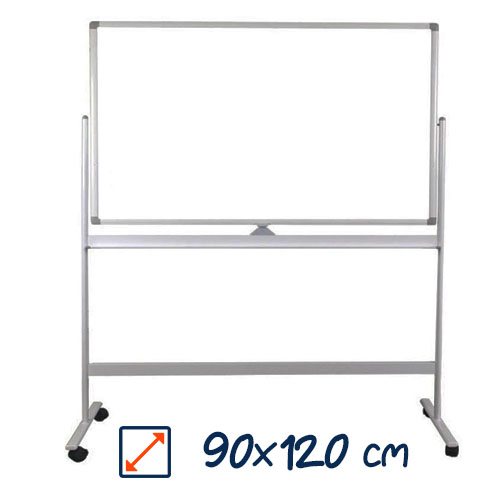 Whiteboard mobil cu doua fete VISUAL 90x120cm Whiteboard mobil cu doua fete VISUAL 90x120cm
