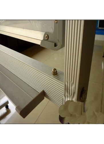 Whiteboard mobil cu doua fete OPTIMA 90x120cm