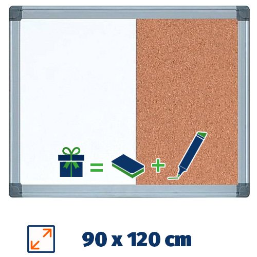 Tabla magnetica Combi VISUAL, 90x120 cm Tabla magnetica Combi VISUAL, 90x120 cm
