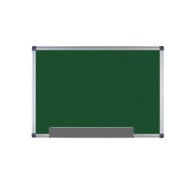 Tabla magnetica verde cu rama din aluminiu, 120 x 180 cm - Optima