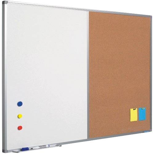 Tabla combi (whiteboard/ pluta) SMIT, 60×90 cm