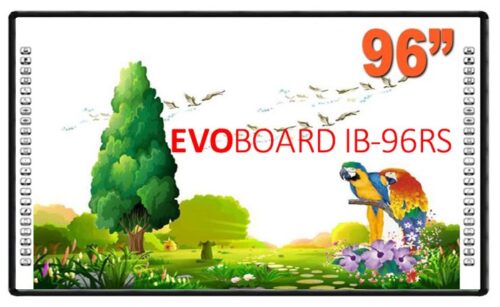 Tabla interactiva 96″ EVOBOARD IB-96RS, 16:9, tehnologie tactila IR, 10 puncte de atingere